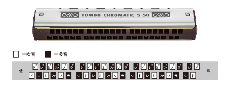 トンボ　クロマチックシングル　No.S-50